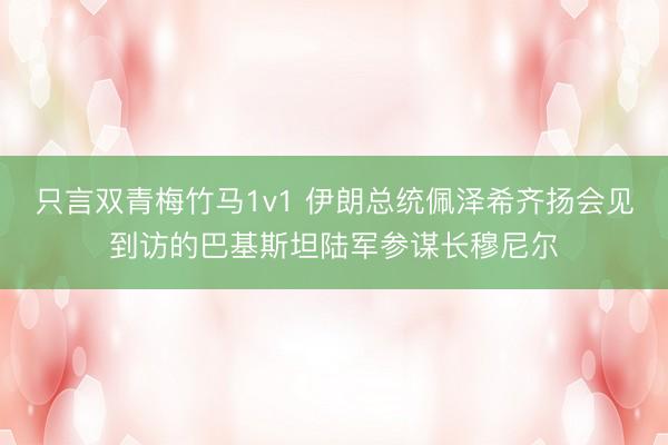 只言双青梅竹马1v1 伊朗总统佩泽希齐扬会见到访的巴基斯坦陆军参谋长穆尼尔