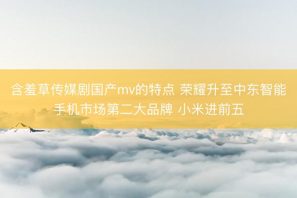 含羞草传媒剧国产mv的特点 荣耀升至中东智能手机市场第二大品牌 小米进前五